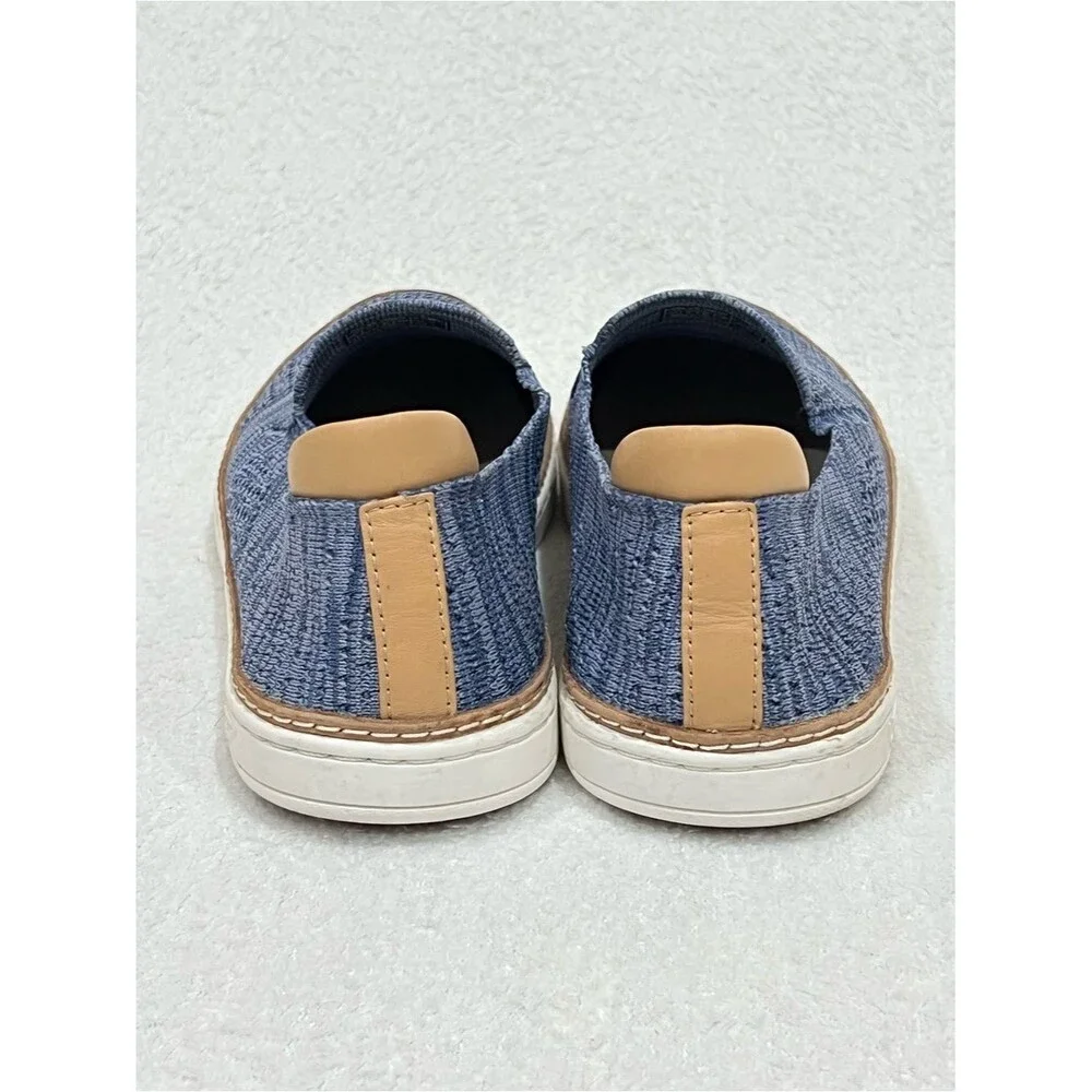 UGG Sammy Navy Heather Knit Slip On Sneakers Size 9